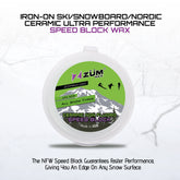 Iron ON Ski Snowboard Nordic CERAMIC Ultra Performance Speed Block WAX